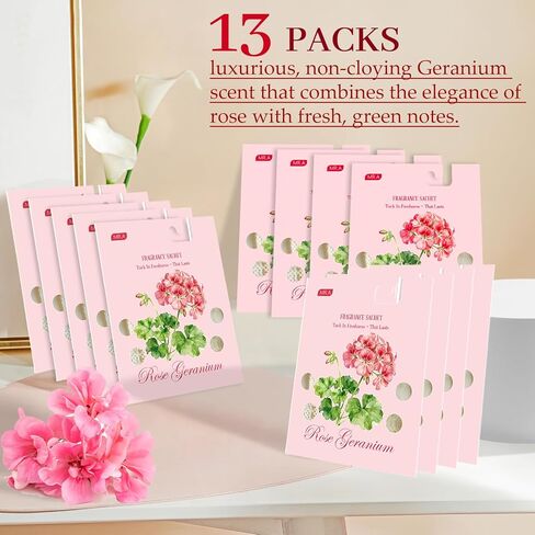 13 عبوة من أكياس معطرة برائحة إبرة الراعي من MR.A، أكياس أكياس عطرية للأدراج والخزائن، معطرات هواء للسيارة والمنزل، معطرات أدراج خزانة الملابس ومزيل الروائح الكريهة in Kuwait