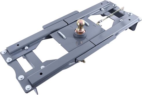 طقم وصلة ربط المقطورة Gooseneck كرة قابلة للطي GNRK1123 متوافقة مع شاحنات Ford F250 وF350 2023−2026، وشاحنات Ford F450 مع سرير مثبت في المصنع، 30,000 رطل GTW، كرة 2-5/16 بوصة in Kuwait