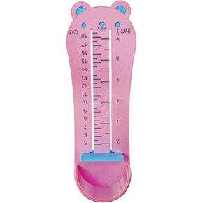 Shoe Sizer ABS 23.5x3.5x8.5cm, Foot Measurement Device Cute Accurate Measuring Tool with Double-Scale Display for Shopping, Home, Travel in Saudi Arabia