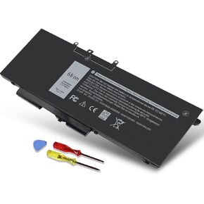 DXGH8 Battery for Dell XPS 13 9370 9380 2019 Inspiron 13 7390 7391 2-in-1 5390 5391 7490 Latitude 3301 E3301 Vostro 5390 5391 0H754V G8VCF H754V G8VCF6C HK6N5 P113G001 P82G P82G001 0V48RM V48RM 52Wh in Kuwait