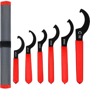 4 قطع من مجموعة مفاتيح كويلوفر مفتاح ربط قابل للتعديل مفتاح ربط من الفولاذ شديد التحمل على شكل حرف C لمعظم الملفات فوق الصدمات وتعديل نظام التعليق in Kuwait