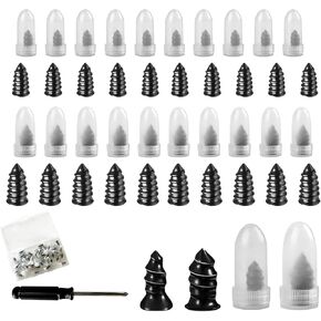 40 قطعة من الأظافر المطاطية لإصلاح الإطارات، طقم براغي مطاطية حلزونية لإصلاح الإطارات، سدادات براغي للإطارات ذاتية الخدمة، أداة إصلاح سريعة للسيارة والدراجات النارية والشاحنات وإطارات الجرارات لإصلاح ثقب الإطارات in Kuwait