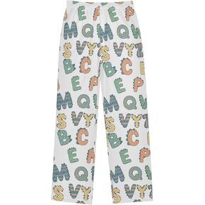 Abc Pattern Cartoon Boys' Pajama pants Jogger Pants Elastic Waist pj Bottoms Sleepwear with Pockets for 6-14 Years in Saudi Arabia