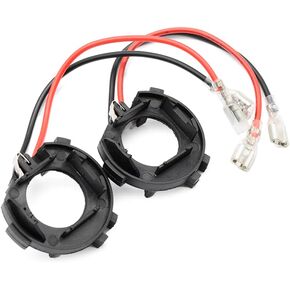 2 قطعة H7 LED HID المصباح لمبة السيارة محول حامل المقبس لشركة فولكس فاجن e-Golf Eos Golf & Golf GTI MK6 MK7 Passat SportWagen HID H7 المصباح لمبة غطاء التجنيب حامل قصاصة محول المقبس in Kuwait