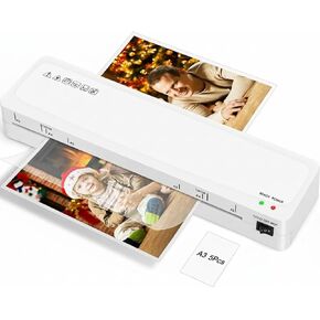 Laminator Machine, Sweleke A3 Laminating Machine with 5 Laminating Sheets, 11x 17 Thermal Lamination Machine for Home, 13 Inch Laminator Machine Hot and Cold for School Office Use in Saudi Arabia