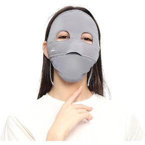 Women UV Full Face Mask UPF 50+ Summer Breathable Face Cover Sunscreen Sports Neck Gaiter SLF5M038T in Saudi Arabia