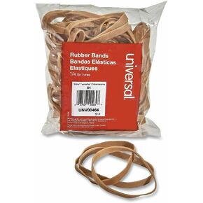 Universal 00464 Rubber Bands, Size 64, 3-1/2 X 1/4, 80 Bands/1/4Lb Pack (Unv00464) in Kuwait