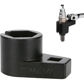 Offset Oxygen Sensor Socket, 3/8-Inch Drive by 7/8-Inch (22mm) Oxygen Sensor Wrench with Wire Gate, 6-Point Vehicle O2 Sensor Removal Tool Preventing Damage to Wires in Saudi Arabia