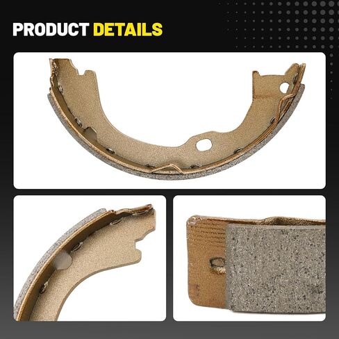 17941B Rear Parking Brake Shoes Set Compatible with Jeep Wrangler 2007-2024 Dodge Nitro 2007-2011 - Replaces B941 BS941 Z941 941PG in Saudi Arabia