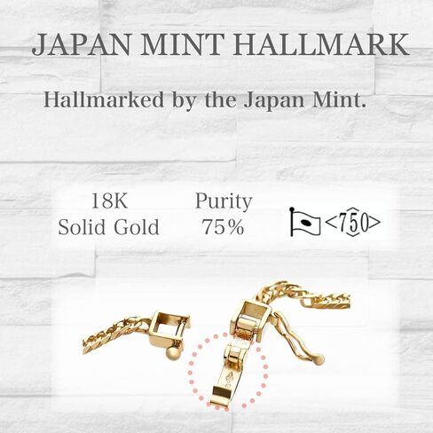 FAIRY CULLET 18k Solid Gold Necklace, 18k Yellow Gold Kihei Chain with Japan Mint Mark 19.6 inches 10g Gold Necklace Jewelry for Woman and Men in Saudi Arabia