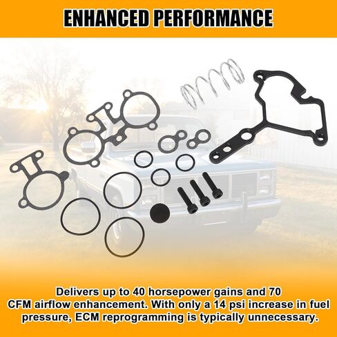 Motoparty TBI Kit Injector 17084304 Compatible with 1987-1995 GMC GM 4.3L V6 5.0 5.7L V8 Engine in Saudi Arabia