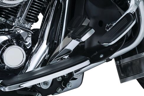 Kuryakyn 9672 Chrome Extended Brake Pedal with Fairing Lowers: 2014-19 Harley-Davidson Touring and Trike Motorcycles in Saudi Arabia