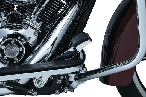 Kuryakyn 9672 Chrome Extended Brake Pedal with Fairing Lowers: 2014-19 Harley-Davidson Touring and Trike Motorcycles in Saudi Arabia
