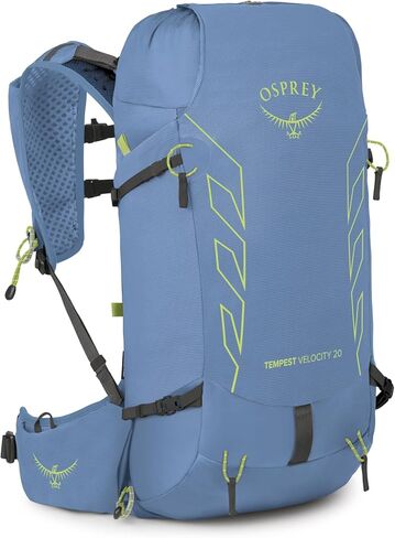 حقيبة ظهر Osprey Tempest Velocity 20L للسيدات للمشي لمسافات طويلة، فحمي داكن/شيرو تان، WM/L in Saudi Arabia