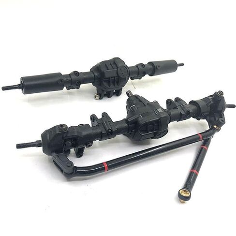 AR44 المحور التفاضلي الأمامي والخلفي المحور المستقيم متوافق مع 1 10 II 90046 90047 RC Rock Crawler قطع غيار الملحقات (المحور التفاضلي) in Kuwait