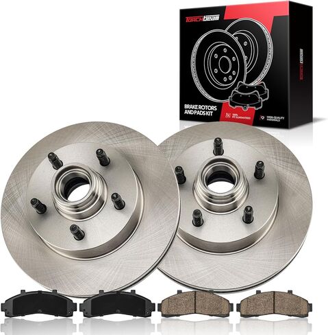 طقم فرامل أمامية Torchbeam، وسادات فرامل سيراميك 10.27 بوصة متوافقة مع 1998-2001 Ford Ranger 3.0L، 1998-2001 Ranger 2.5L، 1998-2001 Ranger 4.0L، 1998-2000 Mazda B2500، 1998-2000 B3000 3.0L in Kuwait