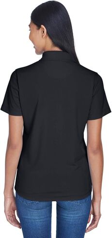 UltraClub Ladies' Cool & Dry Stain-Release Performance Polo L BLACK in Saudi Arabia
