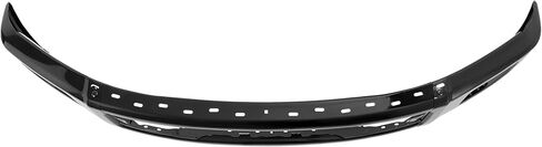 Front Bumper Face Bar Compatible with 2015-2017 Ford F-150 Replacement for FO1002424 FL3Z17757FPTM W/Fog Light Holes W/O Side Cover Holes 3-Piece Steel Powder Coated Black in Saudi Arabia