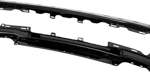 Front Bumper Face Bar Compatible with 2015-2017 Ford F-150 Replacement for FO1002424 FL3Z17757FPTM W/Fog Light Holes W/O Side Cover Holes 3-Piece Steel Powder Coated Black in Saudi Arabia