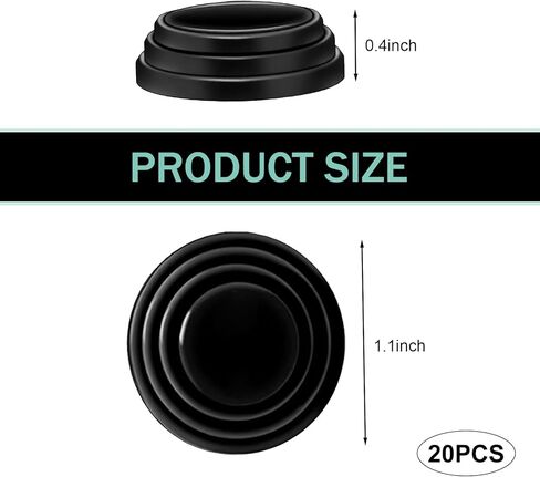 20PCS Car Door Shock Absorber Pad, Silicone Door Edge Guard Bumper Cushion Gasket, Self Adhesive Cars Side Edge Strike Protector, Universal Doors Soundproof Shock Absorber Crash Cushion in Kuwait