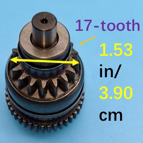 Starter Drive for Polaris 3083647 3085394 3087030 3089255 3090034 400L ATP 330 500 Pro 500 Big Boss 250 300 350 400L 500 Hawkeye 400 Magnum 325 330 425 500 Ranger 400 500 XP 700 Sport 400L Z1264 in Saudi Arabia