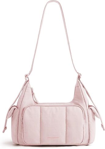 BAGSMART Crossbody Bags for Women, Small Puffer Purses for Women Daily/Travel, 6L Cute Fluffy Hobo Bag with Adjustable Strap in Kuwait