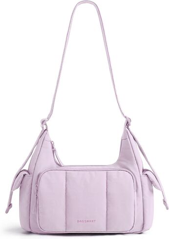 BAGSMART Crossbody Bags for Women, Small Puffer Purses for Women Daily/Travel, 6L Cute Fluffy Hobo Bag with Adjustable Strap in Kuwait