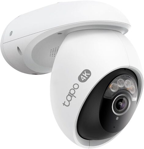 كاميرا مراقبة TP-Link Tapo 2K QHD خارجية قابلة للإمالة واي فاي، عرض 360 درجة، تتبع الحركة، رؤية ليلية ملونة، كشف مجاني للشخص/المركبة/الحركة، تخزين بطاقة SD وسحابة، تسجيل 24/7، Tapo C520WS in Saudi Arabia