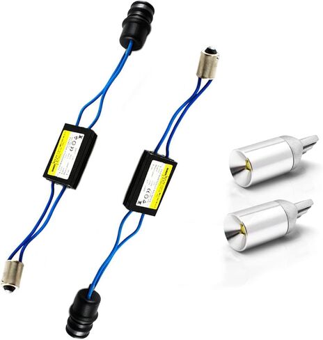 x xotic tech 1 Set 6000K Xenon White T10 LED Parking Light Bulbs w/Load Resistor Anti-Flicker Error Free Wiring Adapters Compatible with BMW F30 3 Series 328i 335i in Saudi Arabia