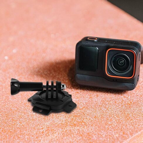 2 Sets Ski Helmet Camera Base - Rotating Mount with Strong Adhesive Pad for Action Camera Snowboard Helmet Motorcycle Climbing Sports in Saudi Arabia