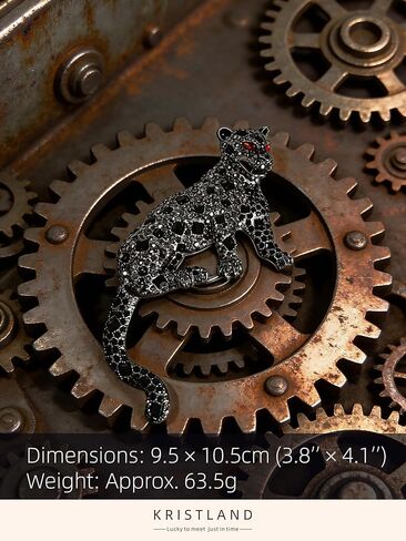 الرجال الموضة الكاملة بلورات كول كبير النمر الحيوان بروش الحياة البرية المفترس بلورات النمساوية حجر الراين ليوبارد القط الحيوان بروشيه دبوس in Kuwait