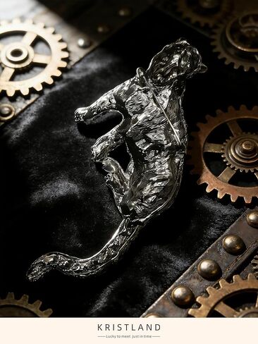 الرجال الموضة الكاملة بلورات كول كبير النمر الحيوان بروش الحياة البرية المفترس بلورات النمساوية حجر الراين ليوبارد القط الحيوان بروشيه دبوس in Kuwait