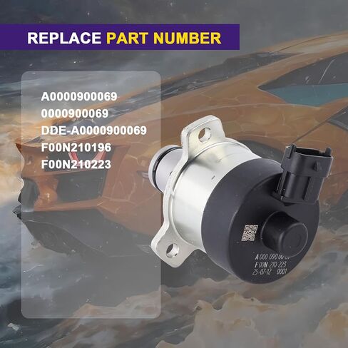 A0000900069 Valve Regulator Fuel Pump Metering Unit Quantity Control Compatible with 2007-2022 Freightliner Cascadia Colornado Western Star DDE Detroit DD13 DD15 DD16 Diesel Engines Replace 0000900069 in Saudi Arabia