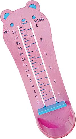 Shoe Sizer ABS 23.5x3.5x8.5cm, Foot Measurement Device Cute Accurate Measuring Tool with Double-Scale Display for Shopping, Home, Travel in Saudi Arabia