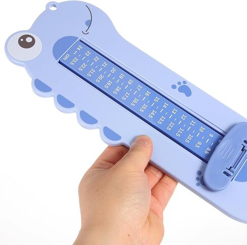 VANZACK Foot Measuring Device Shoe Size Measurer Shoe Sizer Blue Foot Gauge for Boys and Home Use in Saudi Arabia