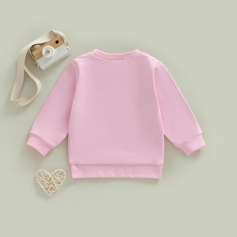 Canis Family مطابقة الأم وأنا عيد الحب البلوز كيوبيد ماما صغير الحب القلب Coquette القوس Crewneck البلوز العلوي in Saudi Arabia