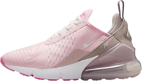 Nike Air Max 270 Big Kids' Shoes (IB4435-663, Pink Foam/College Grey/Platinum Violet/Summit White) Size 6.5 in Saudi Arabia