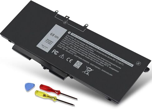 DXGH8 Battery for Dell XPS 13 9370 9380 2019 Inspiron 13 7390 7391 2-in-1 5390 5391 7490 Latitude 3301 E3301 Vostro 5390 5391 0H754V G8VCF H754V G8VCF6C HK6N5 P113G001 P82G P82G001 0V48RM V48RM 52Wh in Kuwait
