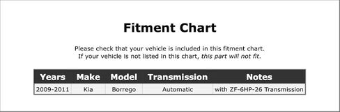 ناقل الحركة اليدوي محمل تروس التباطؤ العكسي متوافق مع ناقل الحركة الأوتوماتيكي Kia Borrego 2011 2010 2009 P-3467740 in Kuwait