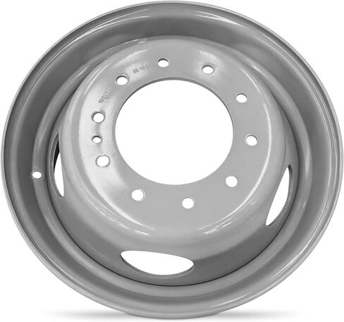 لـ 2005-2025 Ford F-550 19.5 بوصة حافة فولاذية رمادية مطلية بالمسحوق - استبدال مباشر من OEM - عجلة شاحنة جاهزة للطريق in Kuwait