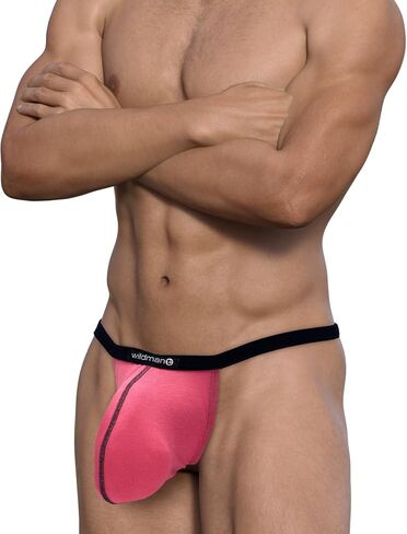 Wildmant مشروط مايكرو ثونغ بيج بوي الحقيبة الوردي in Kuwait