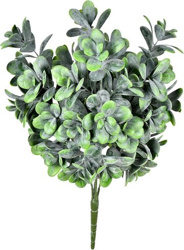Vickerman Everyday Artificial Green Jude Bush 17 Inch Long - UV Resistant - Perfect for Home Or Office - Greenery Sprigs Decor for Flowers Shrubs Vases in Saudi Arabia