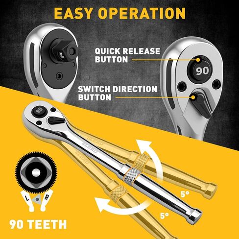 ELEAD 8-Piece 3/8" Drive Spark Plug Socket Set with Universal Joint, Spark Plug Gapper and 6" Extension Bar, SAE & Metric, 5/8", 3/4", 13/16", 14mm, 18mm, CR-V Sockets with Rubber Holding Rings in Saudi Arabia