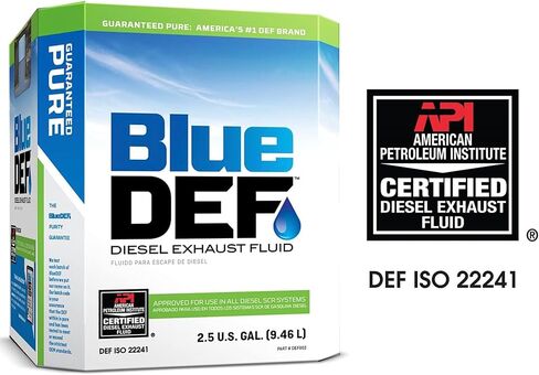 BlueDEF DEF Fluid Pallet - Premium Blue DEF Fluid 40 Cases Diesel Exhaust Fluid 2.5 Gallon Case - Pack of 40 Jugs and 1 Pack of DEF Hero Heavy Duty Wipes in Saudi Arabia