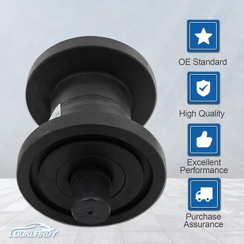 20T-30-00060 الأسطوانة العلوية المتوافقة مع حفارات كوماتسو PC30-7 PC40-7 PC50UU-2 PC60-6 PC75UU-2 بكرة المسار العلوية السوداء شديدة التحمل in Saudi Arabia