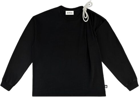AREA Crystal Knot Long Sleeve T-Shirt in Saudi Arabia