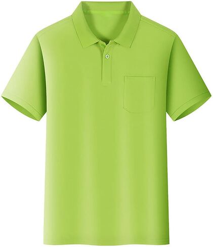 Teen Boys Classic Polo Shirt Short Sleeve School Uniform Shirts Button Closure Collared Shirts for Kids 8-15 Years in Saudi Arabia