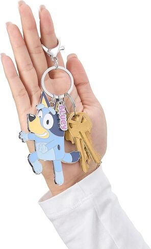 Bingo and Bluey Backpack Keychain Charm 2-Pack Official License, Enamel-Plated Bluey Bag Charms, in Saudi Arabia