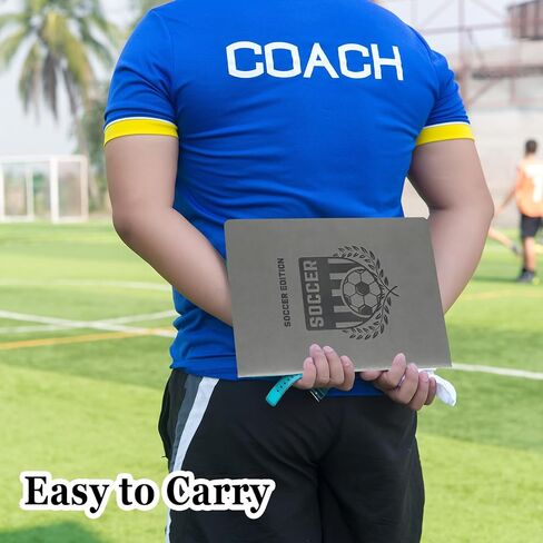 Chiazllta The Playbook Journal Soccer Notebook للمدربين واللاعبين 7 × 10 بوصة تدريب كرة القدم على تدريب Notepad التدريب على دفتر تدريبي للتكتيكات الممارسة التكتيكية المدربين واللاعبين هدايا in Kuwait