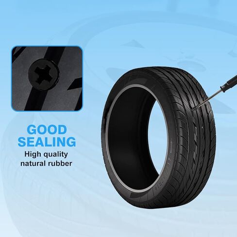 40 قطعة من الأظافر المطاطية لإصلاح الإطارات، طقم براغي مطاطية حلزونية لإصلاح الإطارات، سدادات براغي للإطارات ذاتية الخدمة، أداة إصلاح سريعة للسيارة والدراجات النارية والشاحنات وإطارات الجرارات لإصلاح ثقب الإطارات in Kuwait